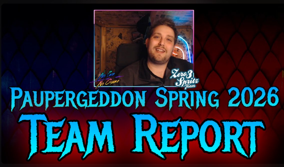 NoPainNoGame_AB's tweet photo. TEAM REPORT dello @Zero3Spritz Team al Paupergeddon e storie di 6 mazzi che hanno fatto risultato!

Dalla Top 8 alla Top 64 con mazzi meta e mazzi fuori meta!

https://t.co/A0sFUWZkKE https://t.co/7xqIZTlmfF