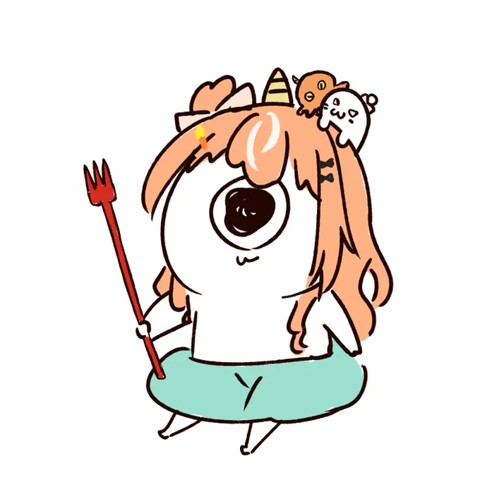 鬼サザエトりかしぃ #絵画らしぃ