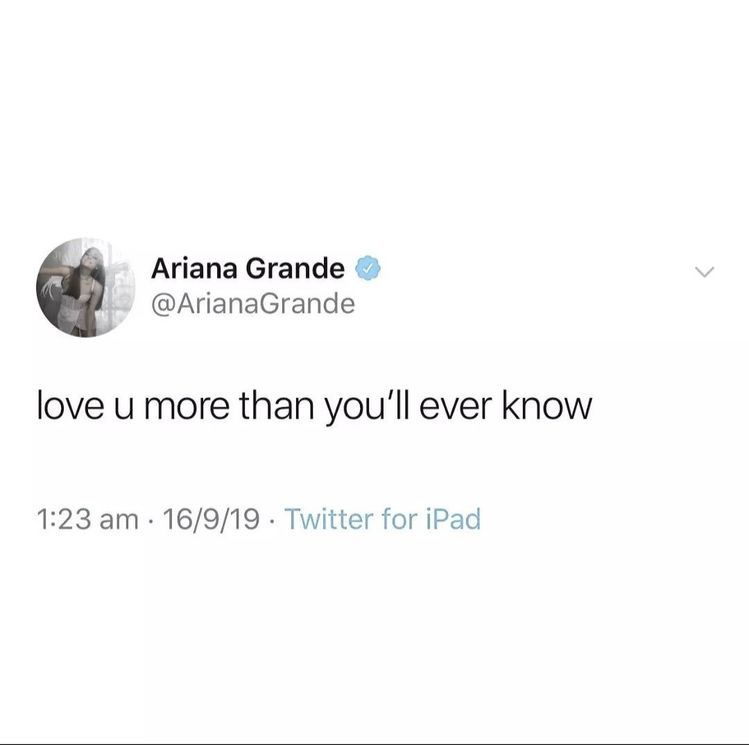 Ariana Grande Tweets ♡ tweet media