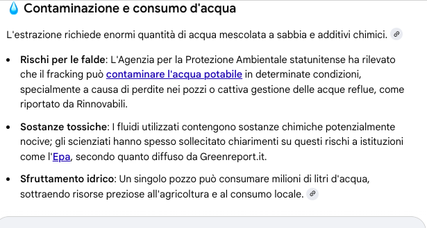 mcc43_'s tweet image. I paesi che comprano il #gas da Trump sono corresponsabili dei disastri ambientali negli Stati Uniti. Si tratta di "shale gas" estratto da rocce scistiche con il fracking (fratturazione idraulica) che COMPORTA RISCHI CONCRETI PER L'ECOSISTEMA E LA SALUTE UMANA
Alcuni esempi⬇️