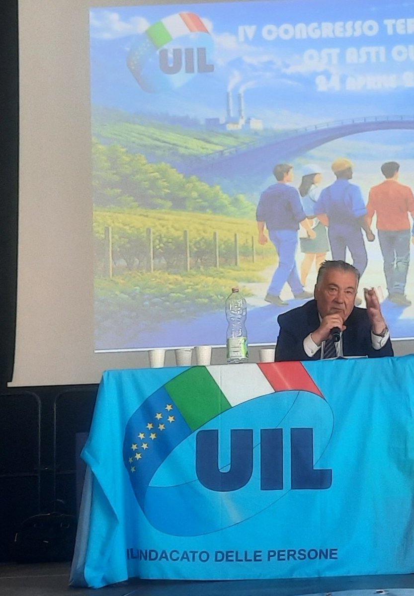 UilPiemonte's tweet photo. Oggi, a San Damiano d’Asti, si è svolto il IV Congresso della UIL Asti-Cuneo, alla presenza di numerosi delegati e ospiti. G. Cortese, Segretario Generale UIL Piemonte, ha svolto le conclusioni.
Il Consiglio Confederale ha rieletto A. Dagna al vertice della CST di Asti-Cuneo. https://t.co/KIR2EAjlm3