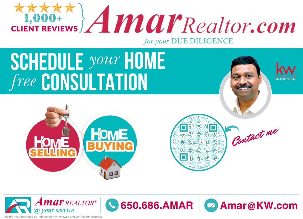 realtor_am46026's tweet image. 🏠 MAKE your NEXT HOME MOVE with Amar, REALTOR® ✨ and PROVEN HOME BUYER STRATEGIES 🔑
calendly.com/meetingwithama…
#AmarRealtor #Realtor