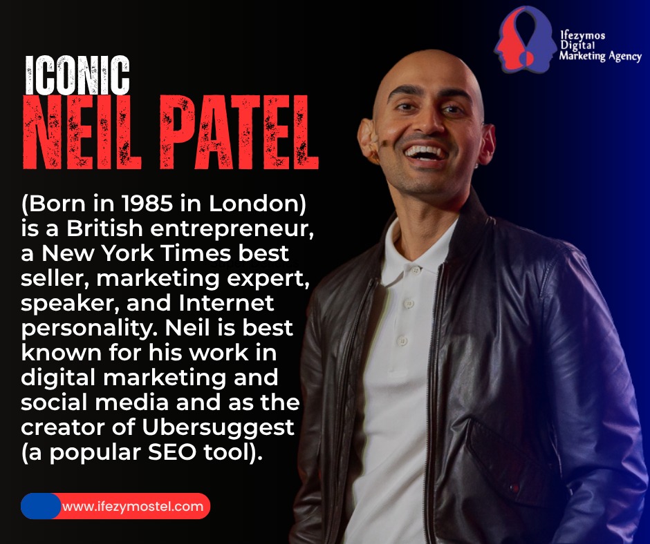 ifezymos's tweet image. Icons didn’t follow trends—they created them.
Think Neil Patel,
Now think YOUR brand...#IconicFriday #DigitalInnovation #TechIcons  #DigitalMarketing #IfezymosDigitalMarketingAgency..