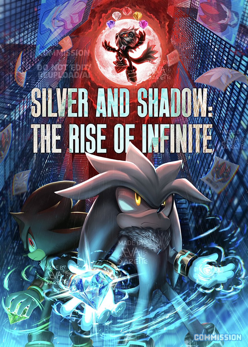EvaSarette's tweet image. “SILVER AND SHADOW: THE RISE OF INFINITE” animated project by erika_sonicart (on TikTok)!
Thank you so much for commissioning me! 🤩💟

#sonic #shadowthehedgehog #silverthehedgehog #art #illustration #procreate