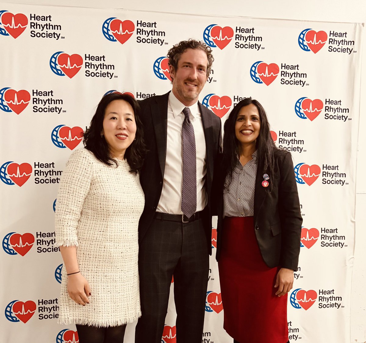 KTamirisaMD's tweet photo. #HRS2026
@HRSonline 
Got to take pic w
@DGlaucomflecken 
Dr. Will Flanary! Thank you for making time for #EPeeps 
With @ElaineWanMD 
Your story never fails to touch us - humility that we don't know the cause for all diseases; compassion; knowledge; &amp; advocacy. 
@DJ_Lakkireddy https://t.co/mHLpeJqgGs