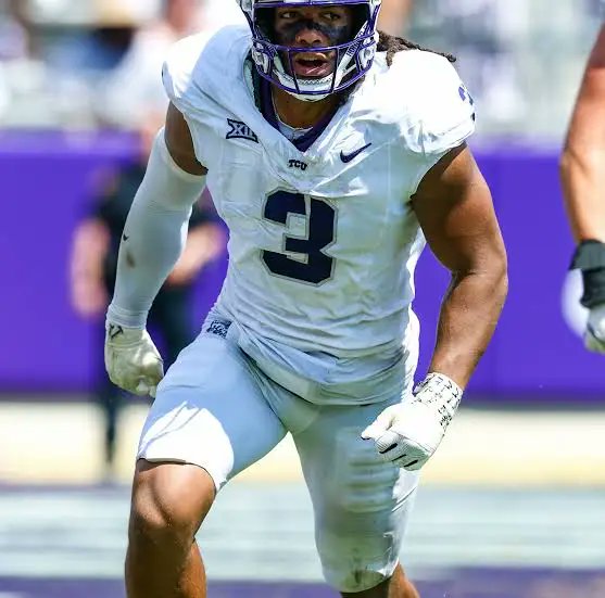 AaronWilson_NFL's tweet image. An in-state player who may go higher than some expect in #NFLDraft: TCU @TCUFootball All-Big 12 linebacker Kaleb Elarms-Orr (6-2, 234, 4.47 speed, 40 vertical, 10-4 broad jump, 130 tackles last season, ninth in nation)
visited #Bills #Broncos #Cowboys
Teams that could use a