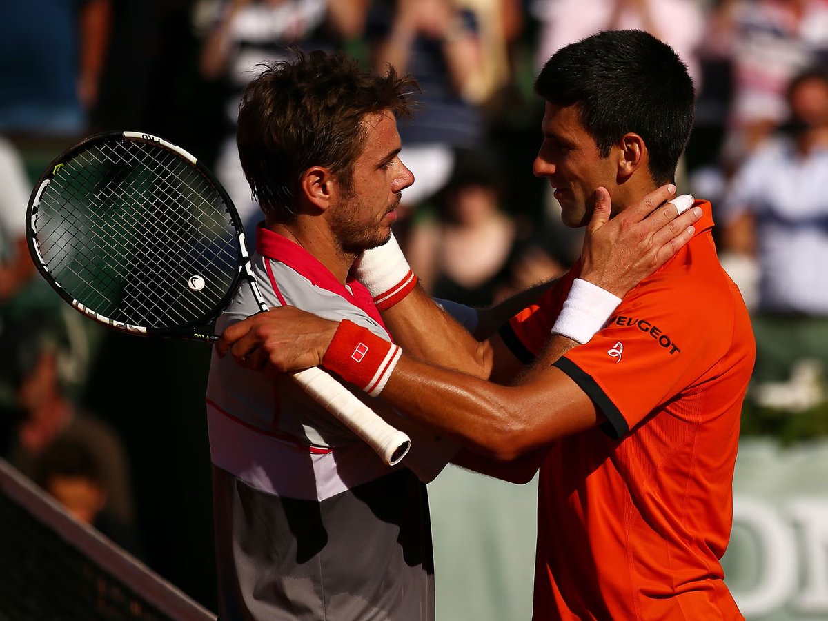 There will be only two former champions in the 2026 men’s Roland-Garros main draw:

41-year-old Stan Wawrinka
39-year-old Novak Djokovic