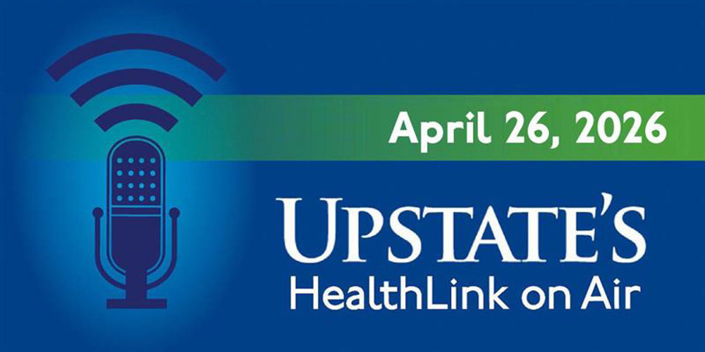 UpstateHealth's tweet photo. How to protect yourself and children from measles, simple guidelines for preventing accidental poisonings, and 10 tips for getting good sleep — all on the next “HealthLink on Air,” Sunday at 6 a.m. on WRVO and available online: https://t.co/sd8GMMsnbA https://t.co/umq4UVS65f