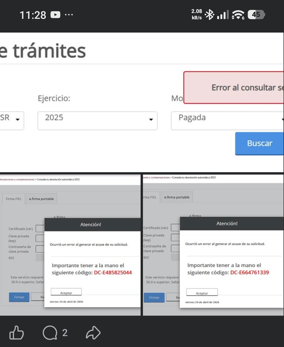 erik_ortuno's tweet image. “Antes: ‘voy con mi contador para no regarla’
Ahora: ‘siguiente, siguiente… enviar’ 😎💻
El problema no es pedir tu saldo a favor de ISR…
el problema es cuando te autorizan menos 💸 y te avientas un FED manual como si fuera trámite sencillo 🤯
Spoiler: no lo es.
#SAT #ISR