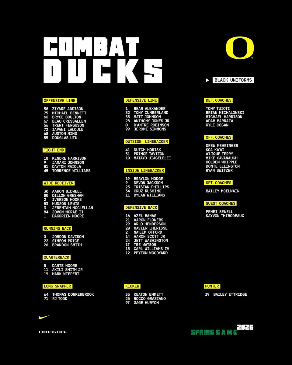 Oregon Football tweet media