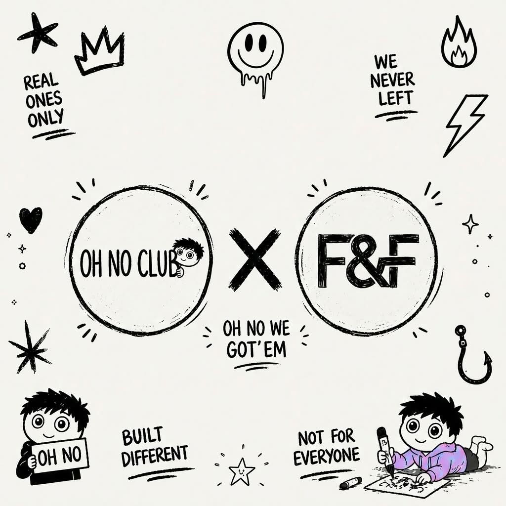 FNF 🤝 <a href="/oh_no_club/">Oh no club</a> 👑

Oh No Club is a generative Bitcoin Ordinals collection featuring 150+ traits, focused on building a tight knit community of long term, active participants in the space

Supply: 777 | Free airdrop

Giveaways now live in FNF Discord👇
discord.gg/fnfweb3