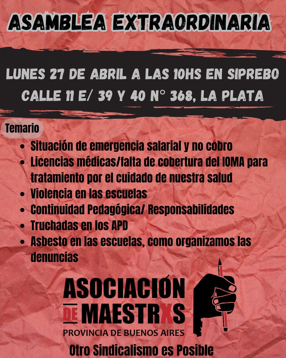 PelucaAutentica's tweet photo. #AsociacionDeMaestrxs
#OtroSindicalismoEsPosible
#PelucaDeSarmiento https://t.co/t9YxGjZHws