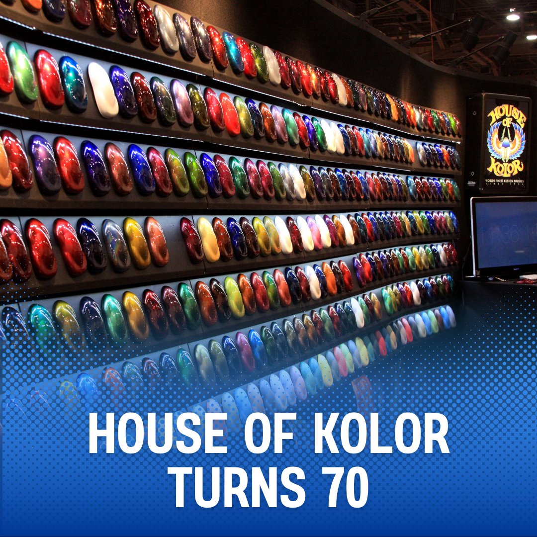PC_Bennett's tweet photo. House of Kolor is turning 70. 🎨🔥
The OG of custom paint — Kandy Kolors, Kameleons, award-winning finishes — is celebrating all year long with new products, anniversary kolors, builder collabs &amp; car show events across North America.
70 years of Kustom Kulture. What a legacy. 🙌 https://t.co/MiFdrveNCE