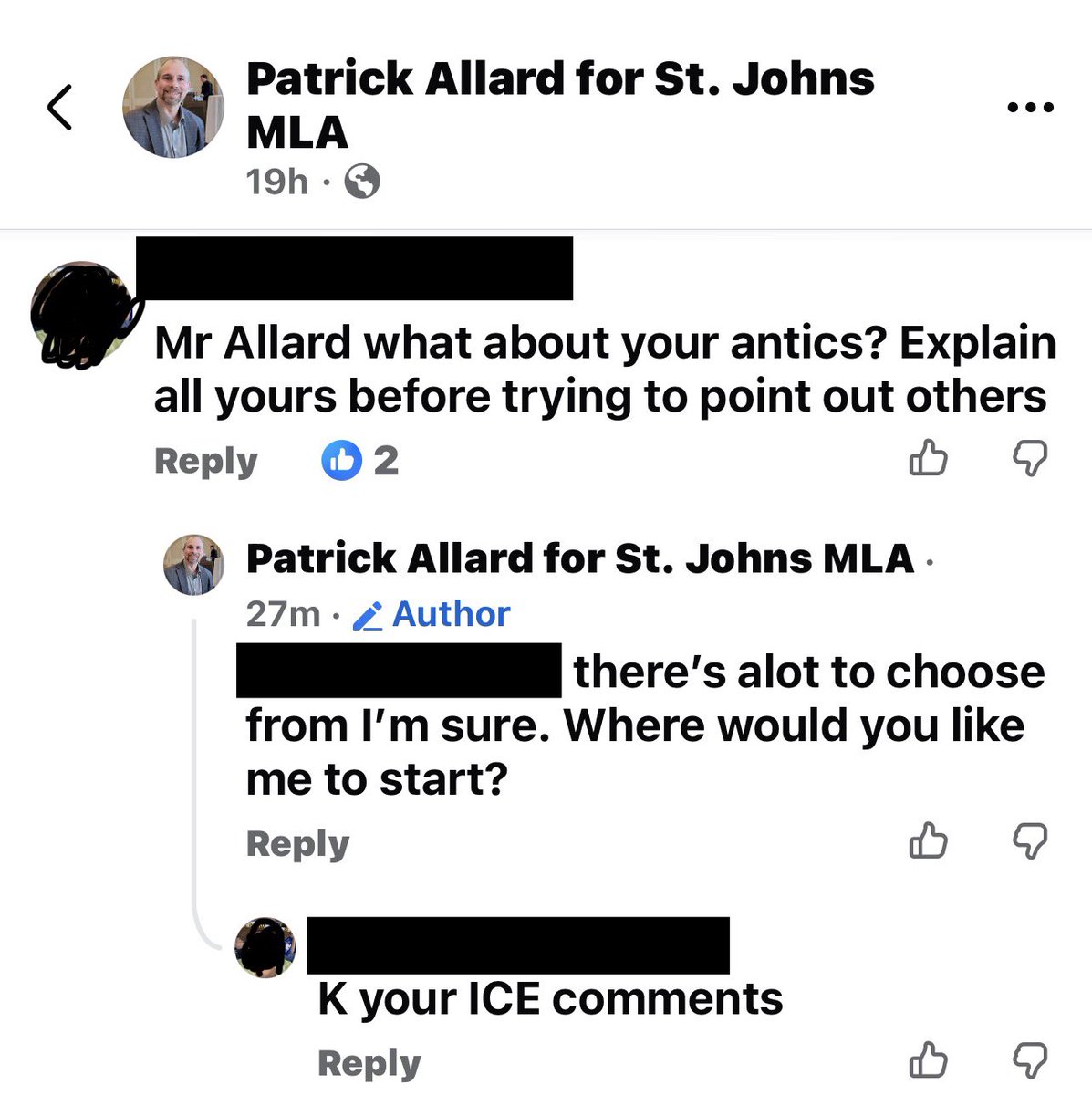 jonadaskin's tweet photo. “Mr. Allard, what about your antics? Explain all yours before trying to point out others.”
Yes I agree, please explain the comment in the video! #mbpoli https://t.co/EpKjkJQROb