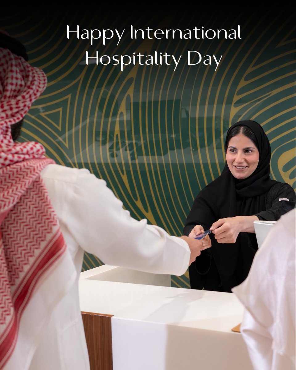 rotanajabalomar's tweet image. على خطى الأجيال، نحمل إرثاً في استضافة ضيوف الرحمن. في اليوم العالمي للضيافة نجسد التزامنا وحرصنا على أن تكون كل لحظة مفعمة بالسكينة والراحة والترحاب الأصيل.

Hospitality is more than a service, it is a sacred duty

#makkah #hospitality #hotel #مكة #يوم_الضيافة_العالمي