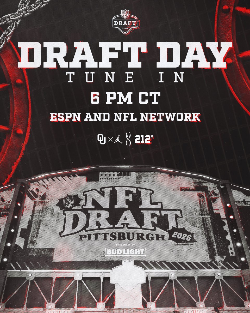 OU_Football's tweet image. Day 2️⃣

🔗 ouath.at/26DraftCentral | #OUDNA
