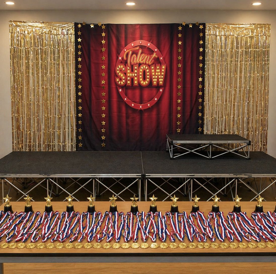 PoppyfieldPFA's tweet photo. Poppyfields Talent Show tonight 🌟
The stage is set, the medals are ready, and the stars are about to shine ✨ #TalentShow #Poppyfields https://t.co/M2NlN11dHZ