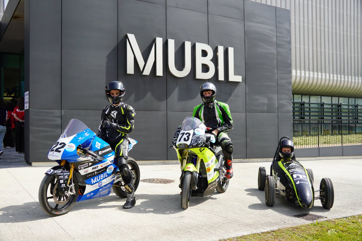 mubil's tweet photo. Yesterday, MUBIL EV Academy Experience connected students, companies &amp; mobility leaders to link talent with the sustainable mobility sector.

Student teams showcased EVs for @MotoStudent , @fsbizkaia, @TecnuneRacing  &amp; EUSKELEC, giving companies direct access to skilled profiles. https://t.co/IvmaHRSH8F