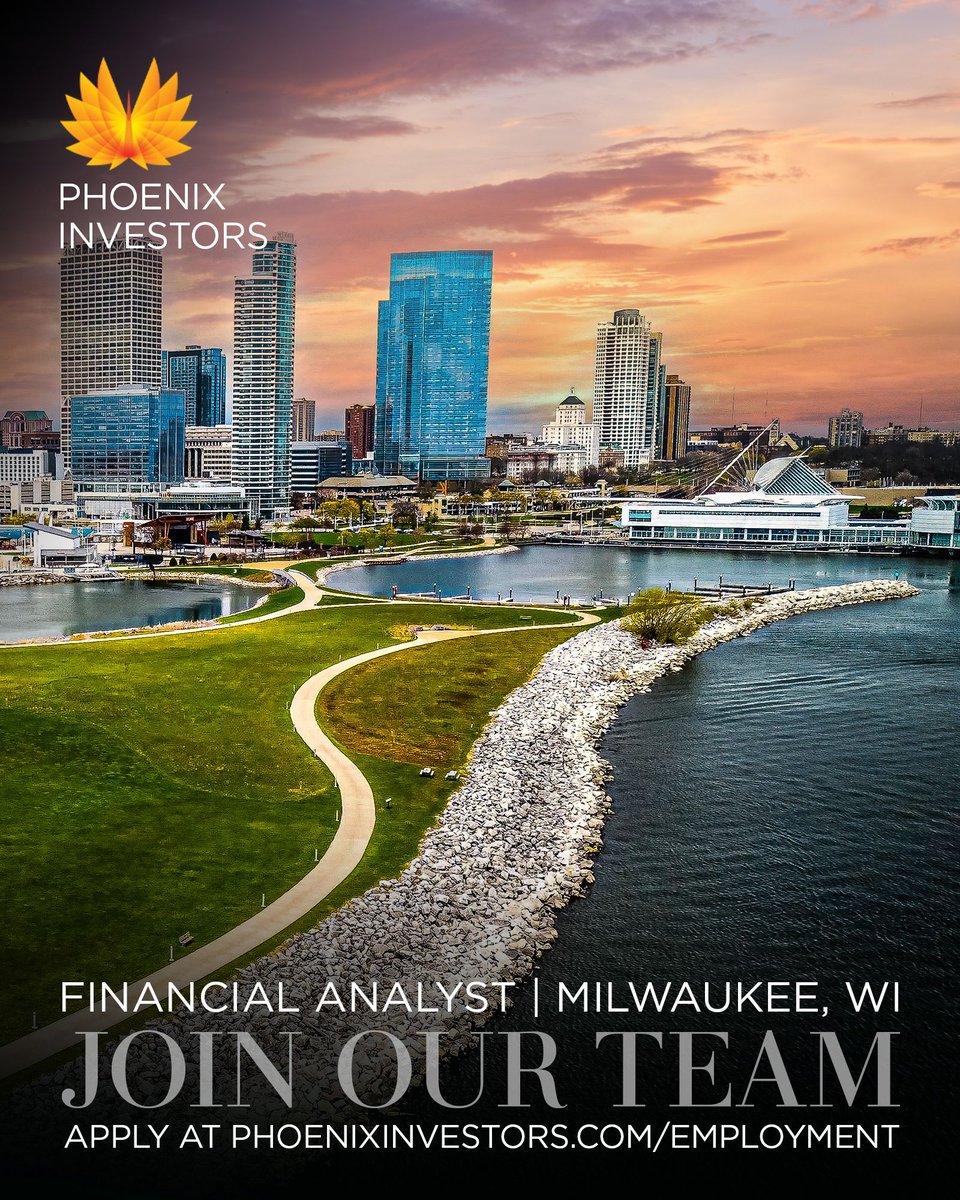 Phoenix Investors is seeking a #Financial #Analyst in #Milwaukee, #WI.

This role will be responsible for analyzing financial #data, preparing reports, and providing insights to improve company performance.

Apply today:
🔗 phoenixinvestors.com/employment

#PhoenixInvestors #Finance