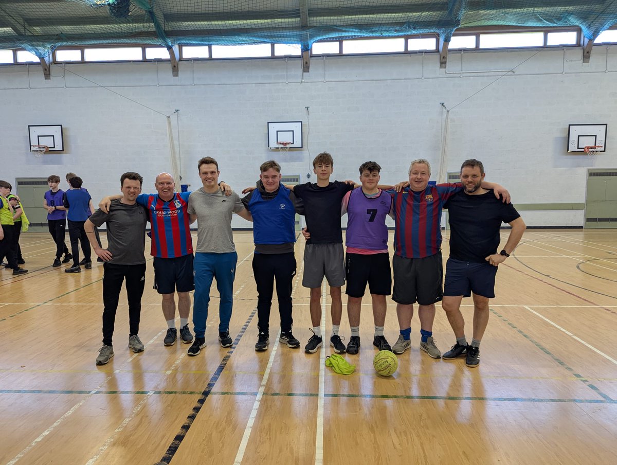 MrMoIHSPE's tweet photo. Last senior pupils v staff 5 a side games before study leave and the last ever for our S6s. All the best for the future! https://t.co/gVnYAyCt1n