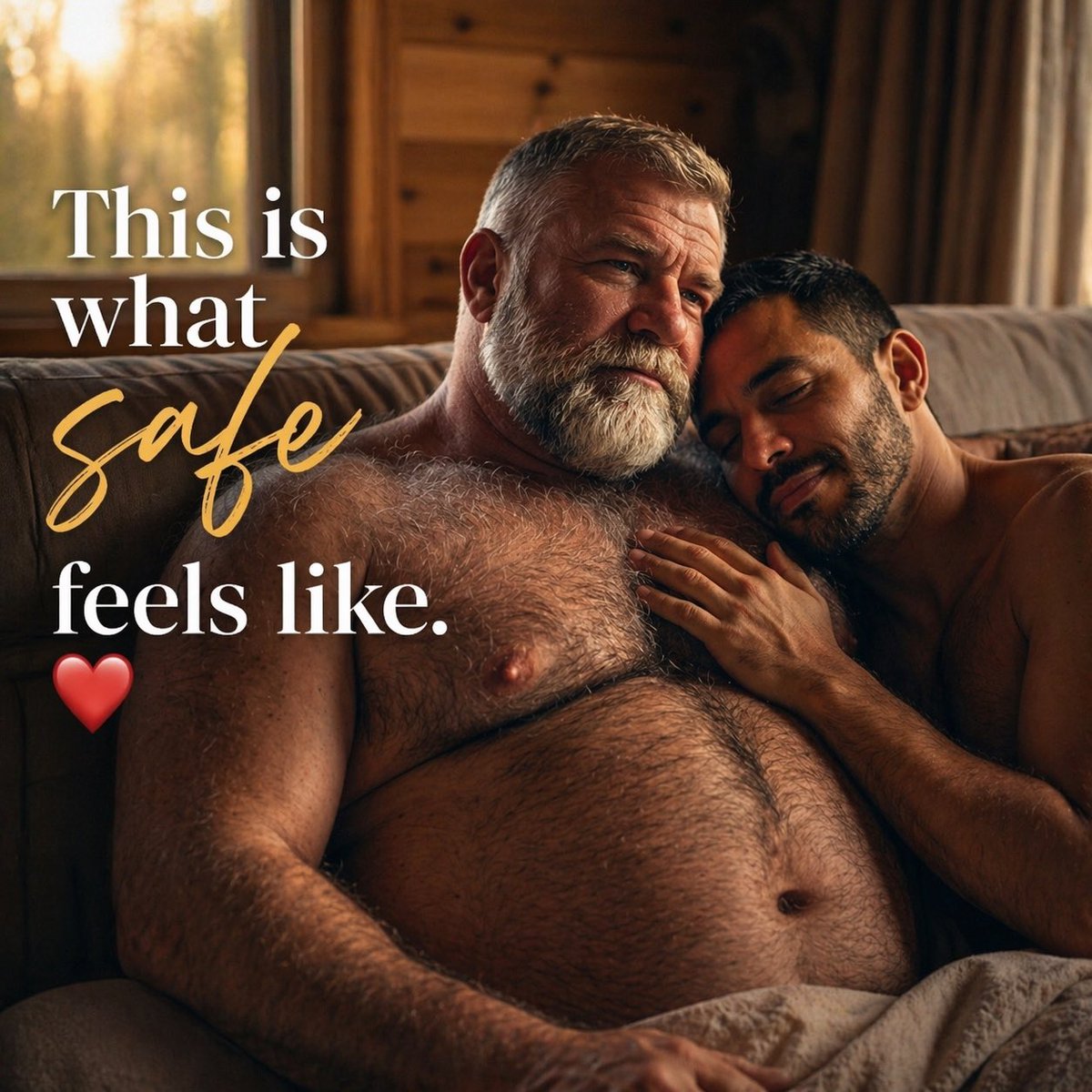 jeffyramalhoM's tweet photo. Not everyone understands… but when you find it, you feel it instantly.
Safe. Wanted. Home. 🐻❤️
#GayBear #BearLove #ChaserCommunity #GayCoupleGoals #SafeWithYou https://t.co/K3bRiqoqRV