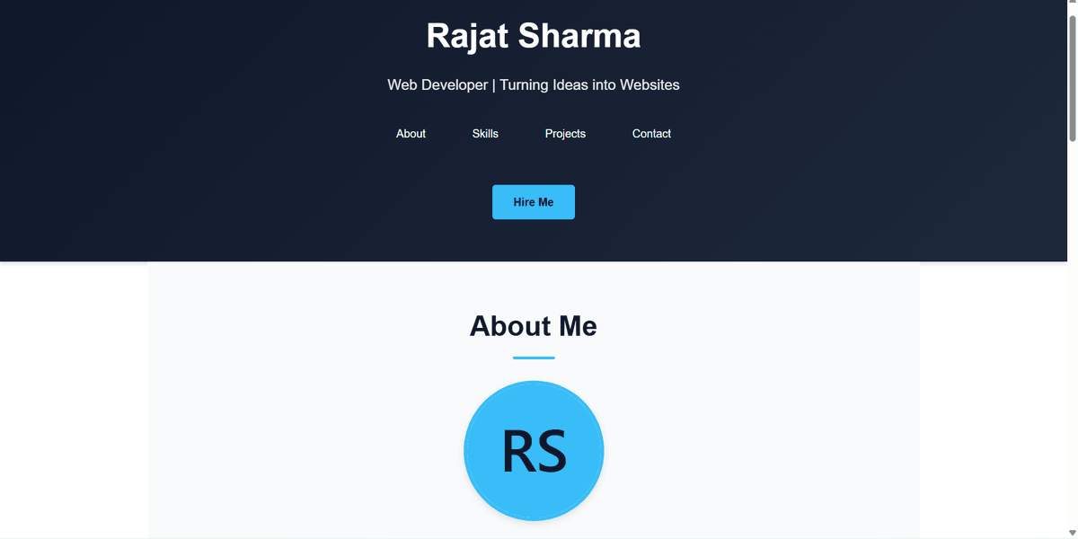 Rajatsharma_87's tweet image. 🎉 Day 5 of #100DaysOfCode!

Just launched my first portfolio with pure Vanilla JavaScript! 🚀

Mobile-first, regex validation, smooth interactions — 100% hand-coded.

Live: rajatsharma0087.github.io/personal-portf…

Code: github.com/Rajatsharma008…

#JavaScript #Portfolio