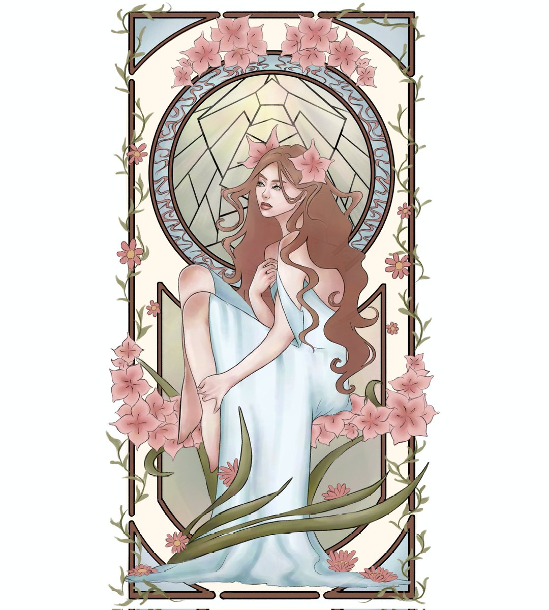 nao era a intenção, mas uma colega reparou que parece a elain, entao agora meio q vai ser mesmo 🤠 #acotar