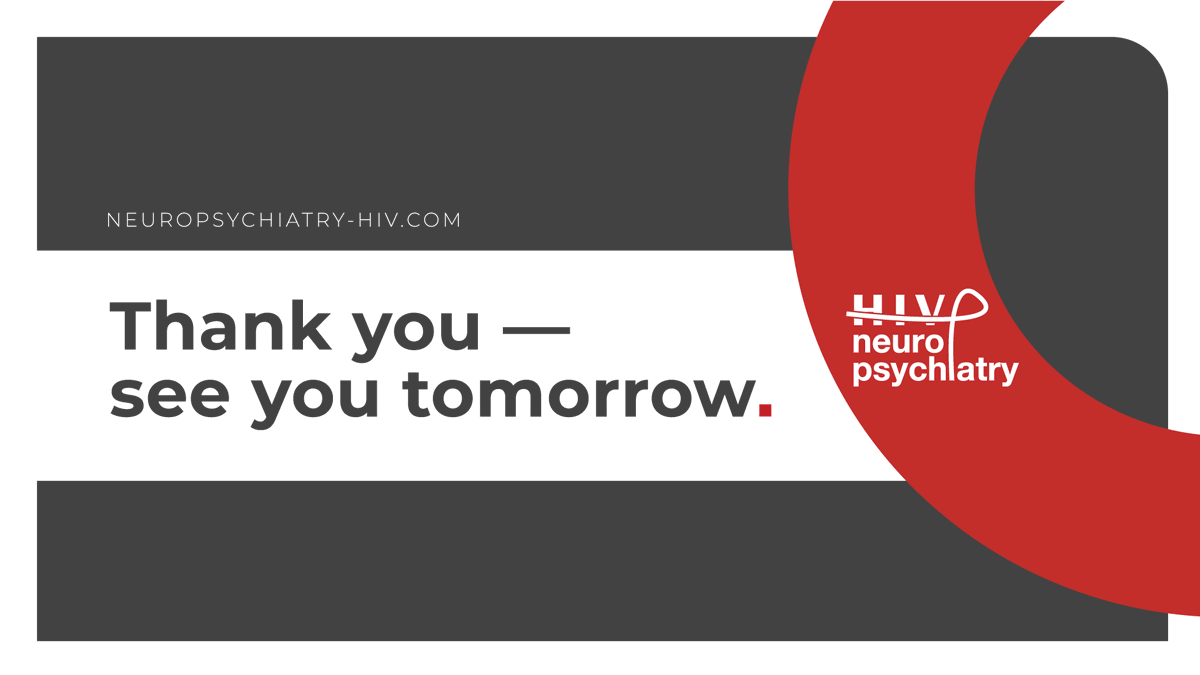 Symposium Neuropsychiatry & HIV tweet media