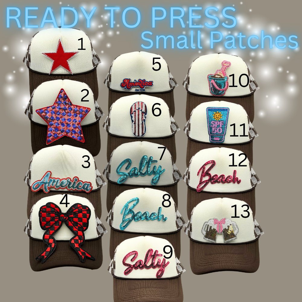 Svetlan08771408's tweet image. svetlanacreations.myshopify.com/products/ready… 

Upgrade your hats with these ready-to-press embroidered patches!
#fypシ゚viral #patches #summerpop