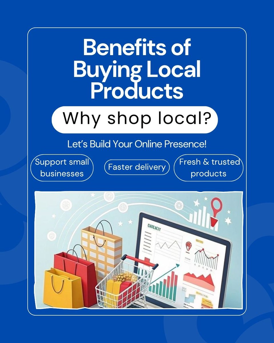 hekrown's tweet image. Support local businesses while enjoying faster delivery and trusted, high-quality products. Choosing local not only strengthens communities but also drives sustainable growth and meaningful impact.
#ShopLocal #SupportSmallBusiness #LocalBusiness #CommunityGrowth