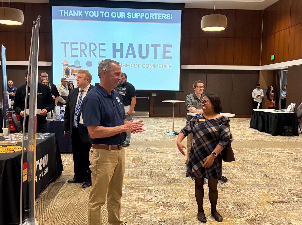 vigo_county's tweet image. Mark Clinkenbeard was proud to attend the 2nd Annual Regional Employment Expo hosted by the Terre Haute Chamber this morning!

Staying engaged in opportunities like this helps ensure Vigo County continues to thrive.

#VigoCountyCommissioners #WorkforceDevelopment #EconomicGrowth