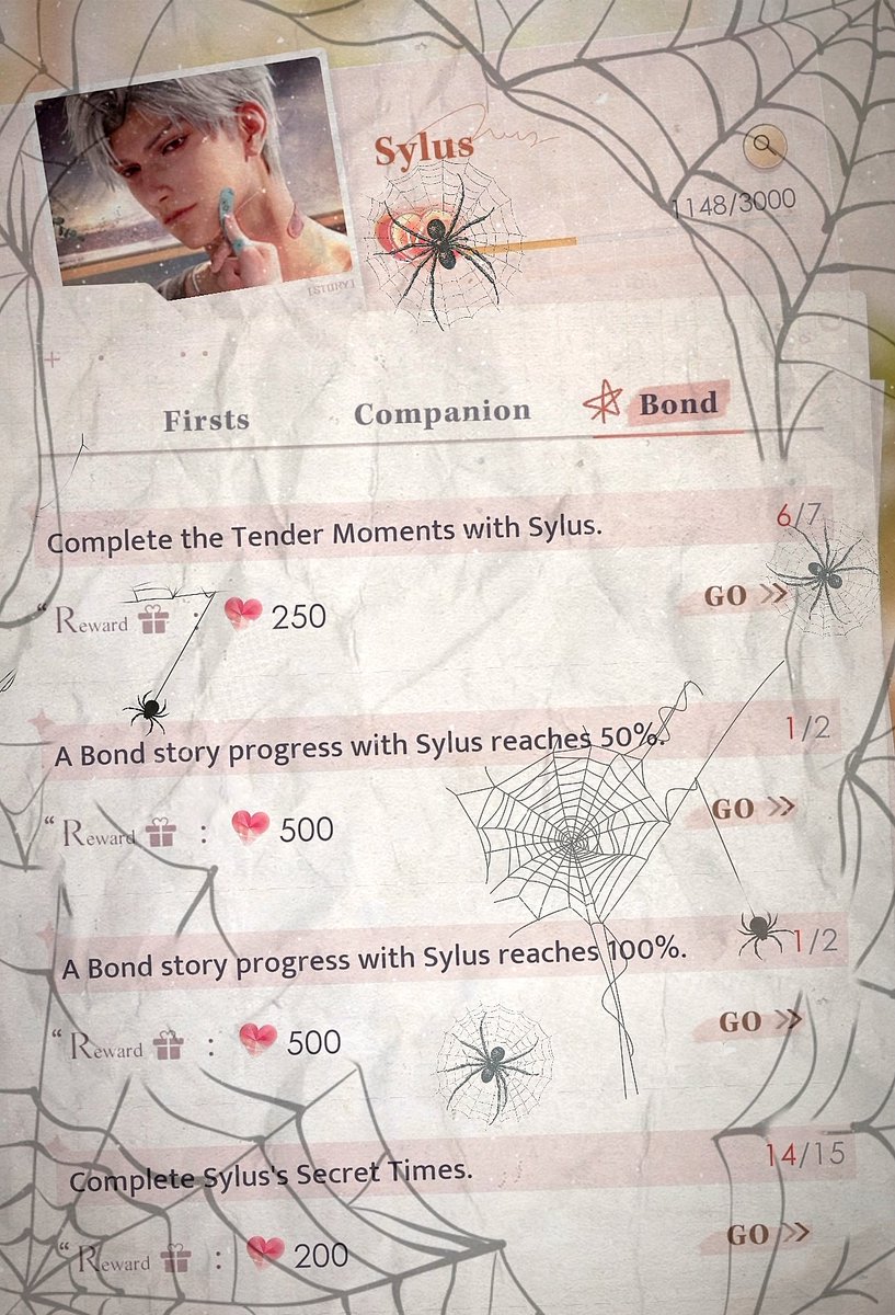 If you ever feel useless remember "Sylus 2nd Bond 100% progress" exists for sylus who in july 15th mark 730 days of debut 🙃