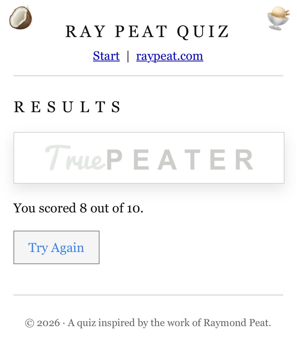 8/10. True Peater. Time to celebrate with a gallon of haagen-dazs.