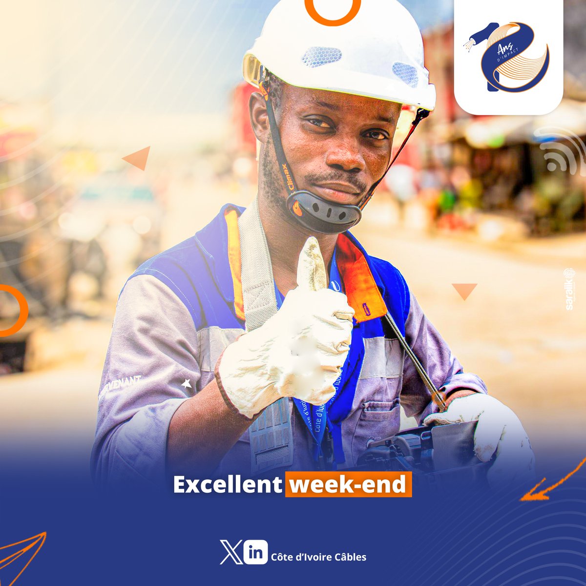 CICables's tweet image. Excellent week-end à tous !

Profitez de ce moment pour vous ressourcer, partager en famille et revenir avec encore plus d’énergie pour relever de nouveaux défis.

#ExcellentWeekEnd #CotedIvoireCables #EspritDEquipe #Performance #Engagement #Synergie