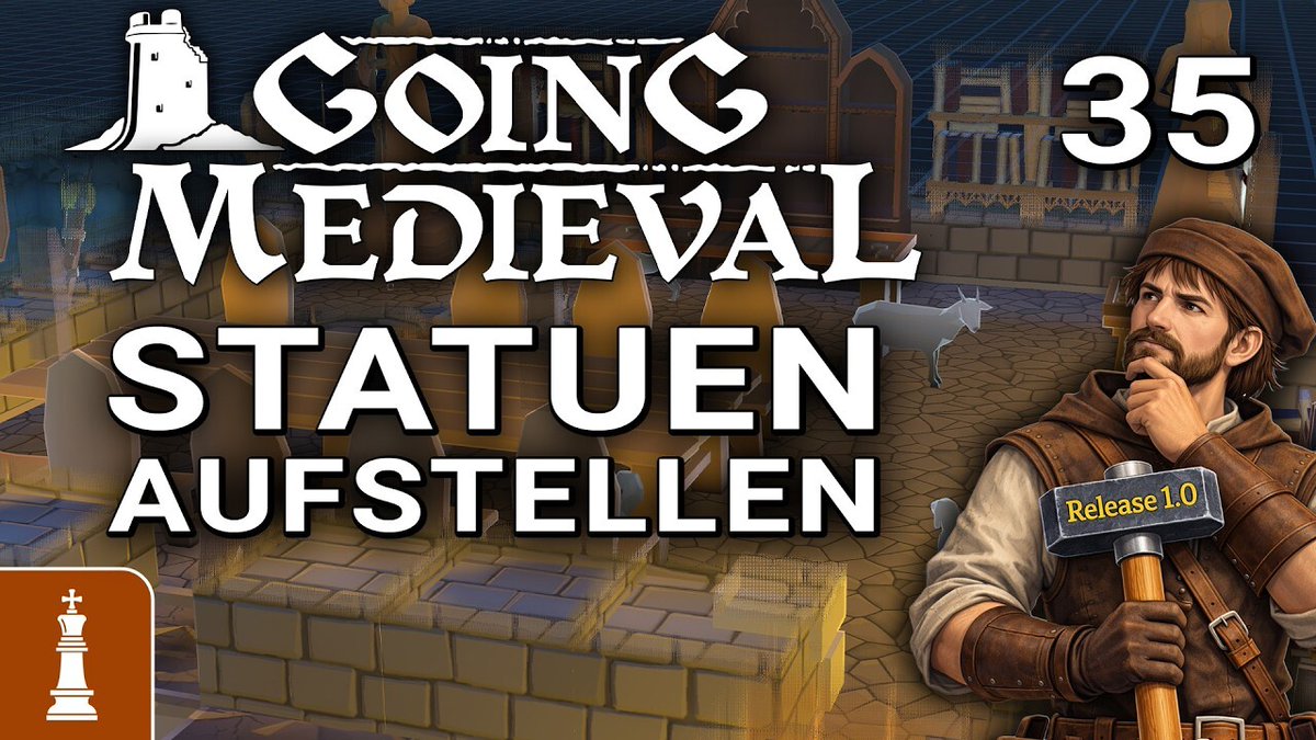StrategieNerd's tweet image. Heute schon ein cooles Video geguckt? Statuen aufstellen ♚ Let's Play Going Medieval Release 1.0 #35 | deutsch youtube.com/watch?v=Wi030p… #YouTube #LetsPlay #Gaming #citybuilder #simulation #nerd