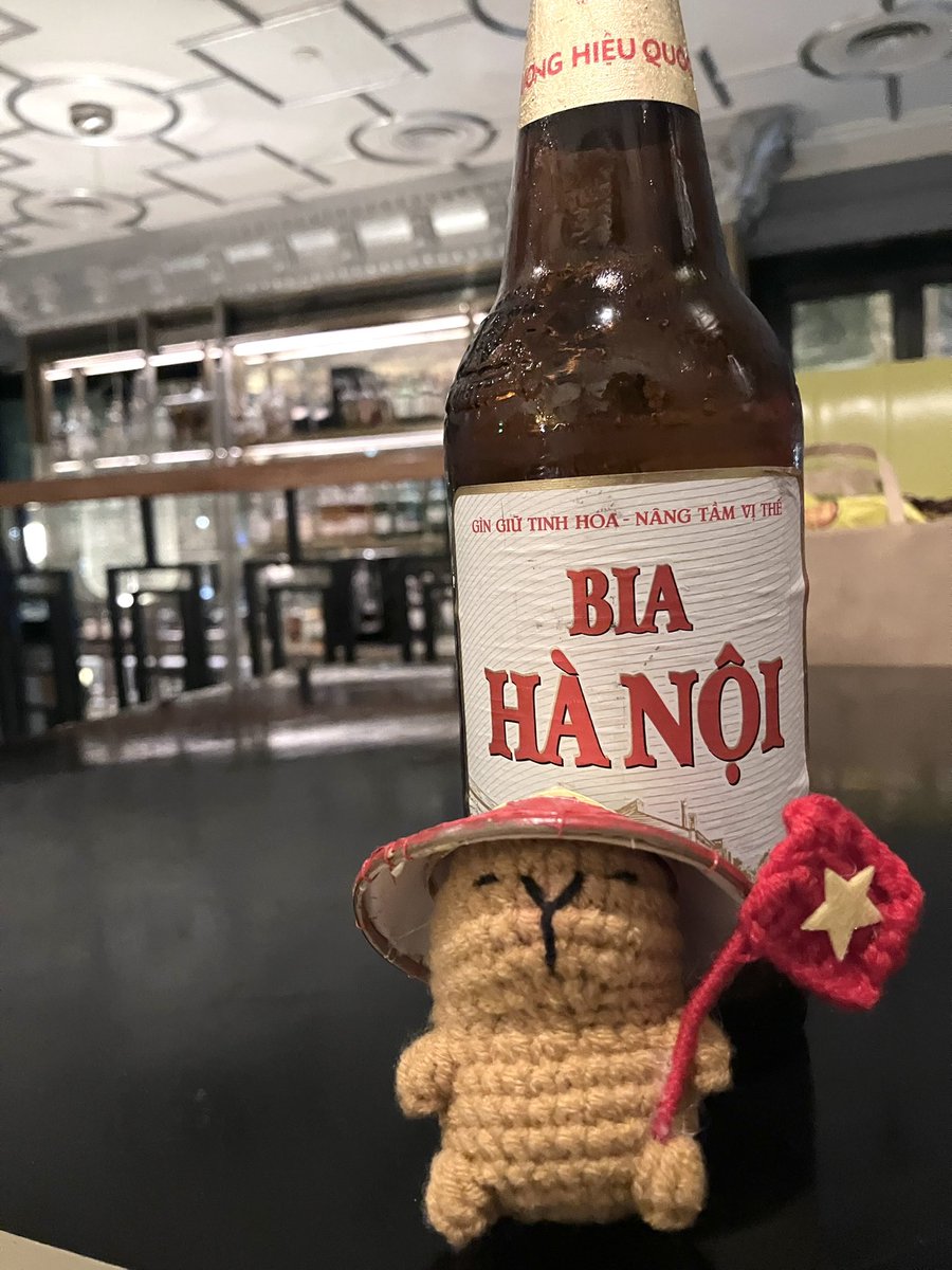 ベトモルちゃんとビール🍺

（たぶんカピバラだけど💧）