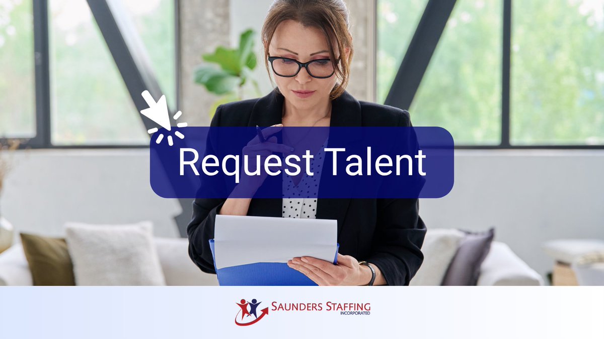 SaundersStaff's tweet image. Employers can request talent for temporary, temp-to-hire, or #fulltime positions in light industrial, administrative, and medical roles. Our team works quickly to understand your #hiring needs and connect you with the right people to keep your business moving forward.

#Staffing