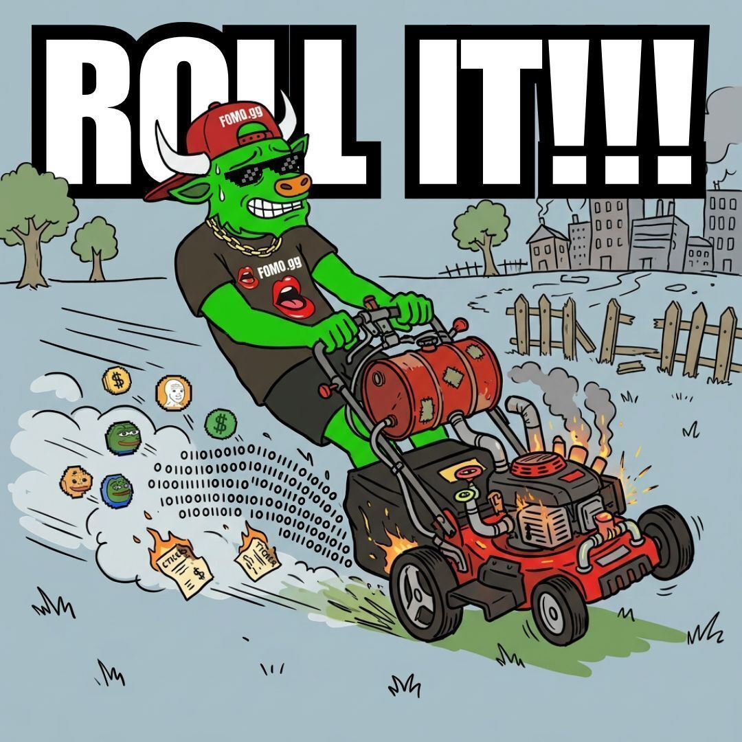 Fomo_gg's tweet image. fomotaur’s rolling through the chaos 👀

meme coins flying
engine smoking
still not slowing down

#Solana #crypto #memecoin #fomotaur #SIEYOW