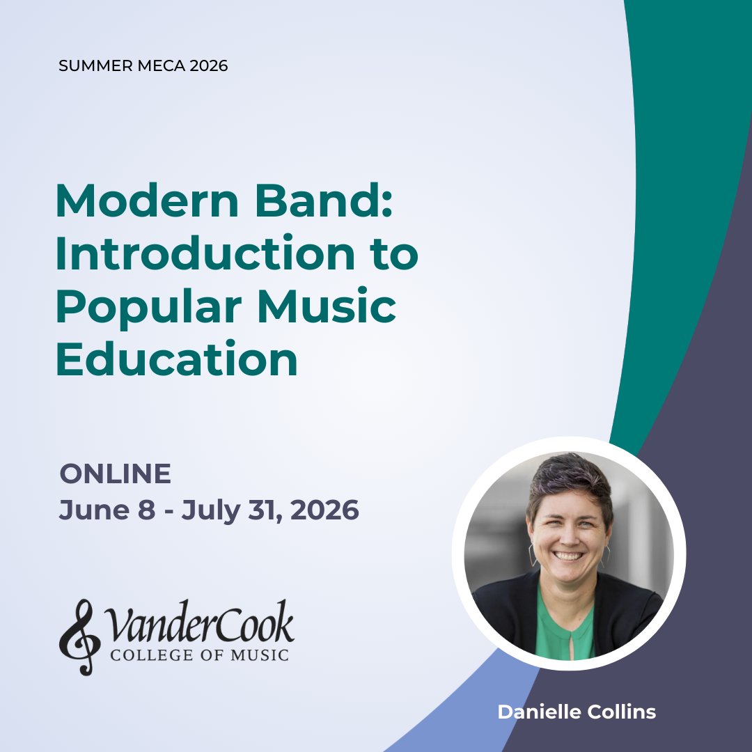 VanderCook's tweet image. ✨ Summer is the perfect time to grow.
with VanderCook’s online courses you can:

• Earn graduate credit
• Learn from anywhere
• Enhance your teaching impact

Explore the Catalog: hubs.la/Q04dg3kD0

#MusicEducation #OnlineClasses #ProfessionalDevelopment #VanderCook