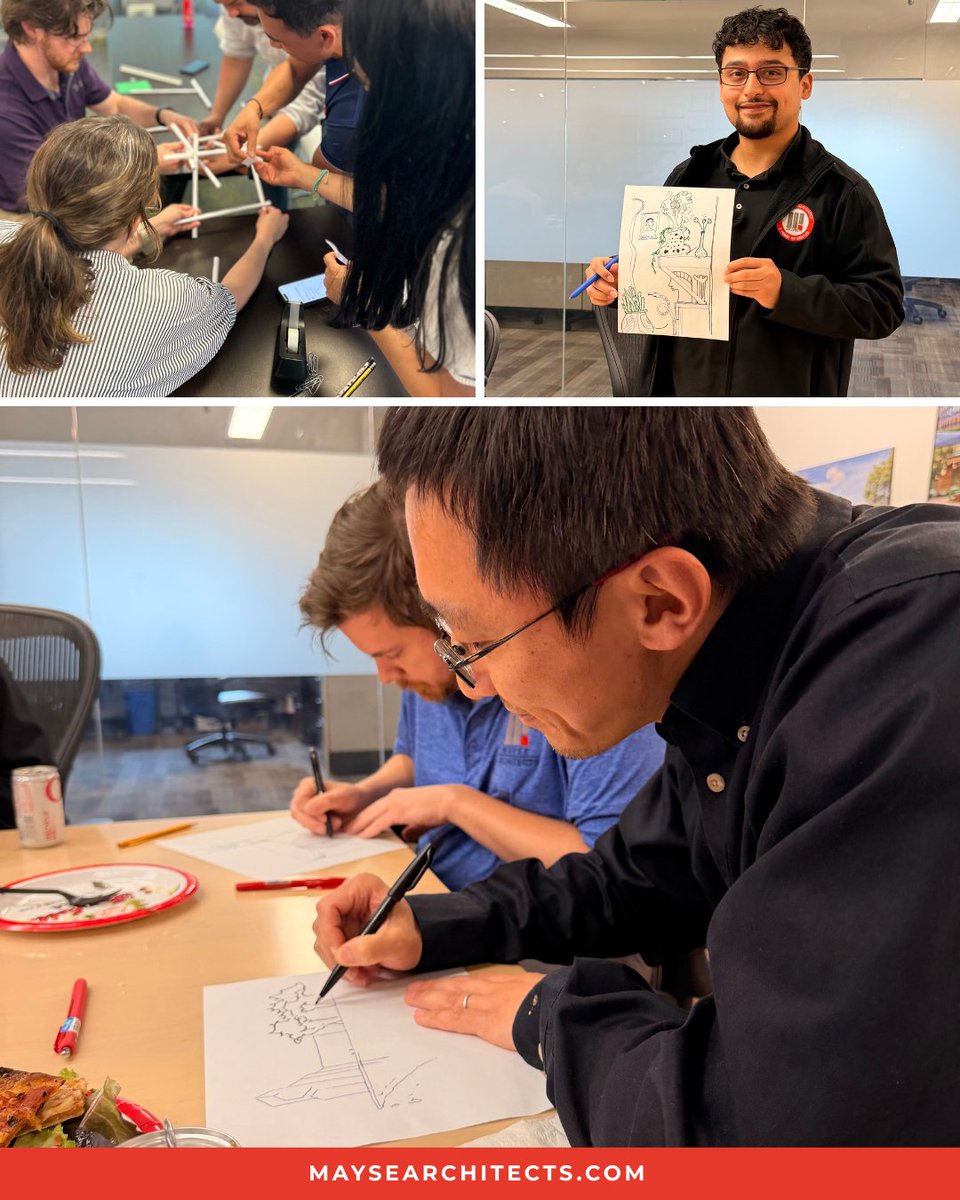 MayseArchitects's tweet photo. Architecture Week was all about #Design, collaboration, and connection at @MayseArchitects. From thoughtful conversations to fun team activities, we celebrated the people and relationships behind our work.

Get to know us at https://t.co/vYnlVzezpq
#ArchitectureWeek #TeamCulture https://t.co/hcuZlrR7Ah