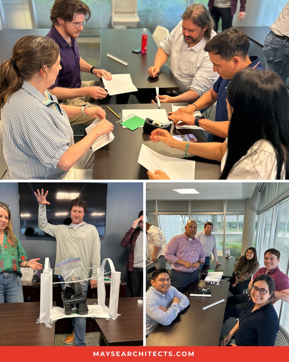 MayseArchitects's tweet photo. Architecture Week was all about #Design, collaboration, and connection at @MayseArchitects. From thoughtful conversations to fun team activities, we celebrated the people and relationships behind our work.

Get to know us at https://t.co/vYnlVzezpq
#ArchitectureWeek #TeamCulture https://t.co/hcuZlrR7Ah