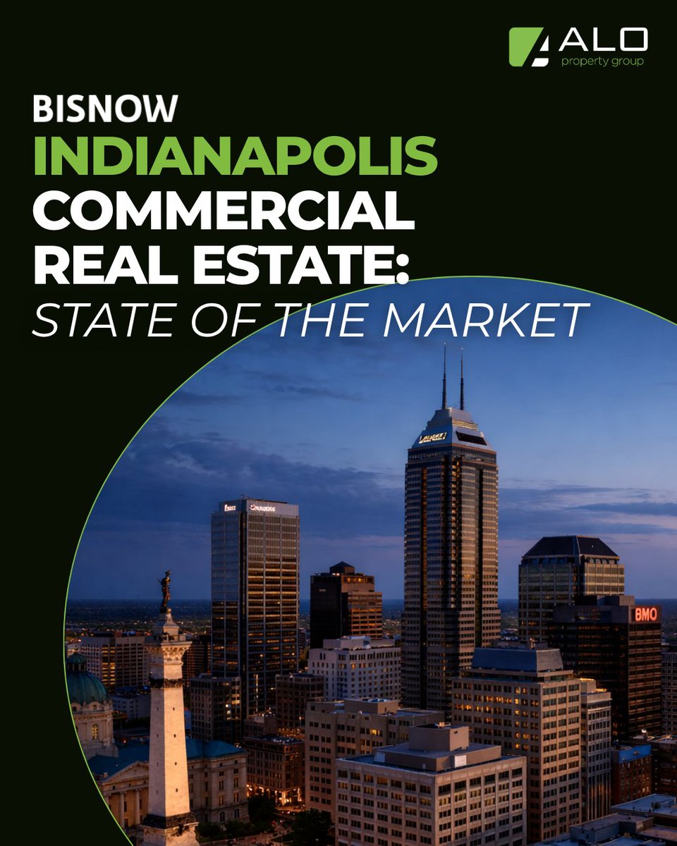 AloProperty's tweet photo. ALO  is proud to sponsor Bisnow’s Indianapolis Commercial Real Estate: State of the Market event that is happening May 14th, with our own Lora Moore moderating a panel on healthcare and life sciences.

If you’re in the market, it’s worth being in the room: https://t.co/BUH6fgkfHw https://t.co/MGgsaqvQiW