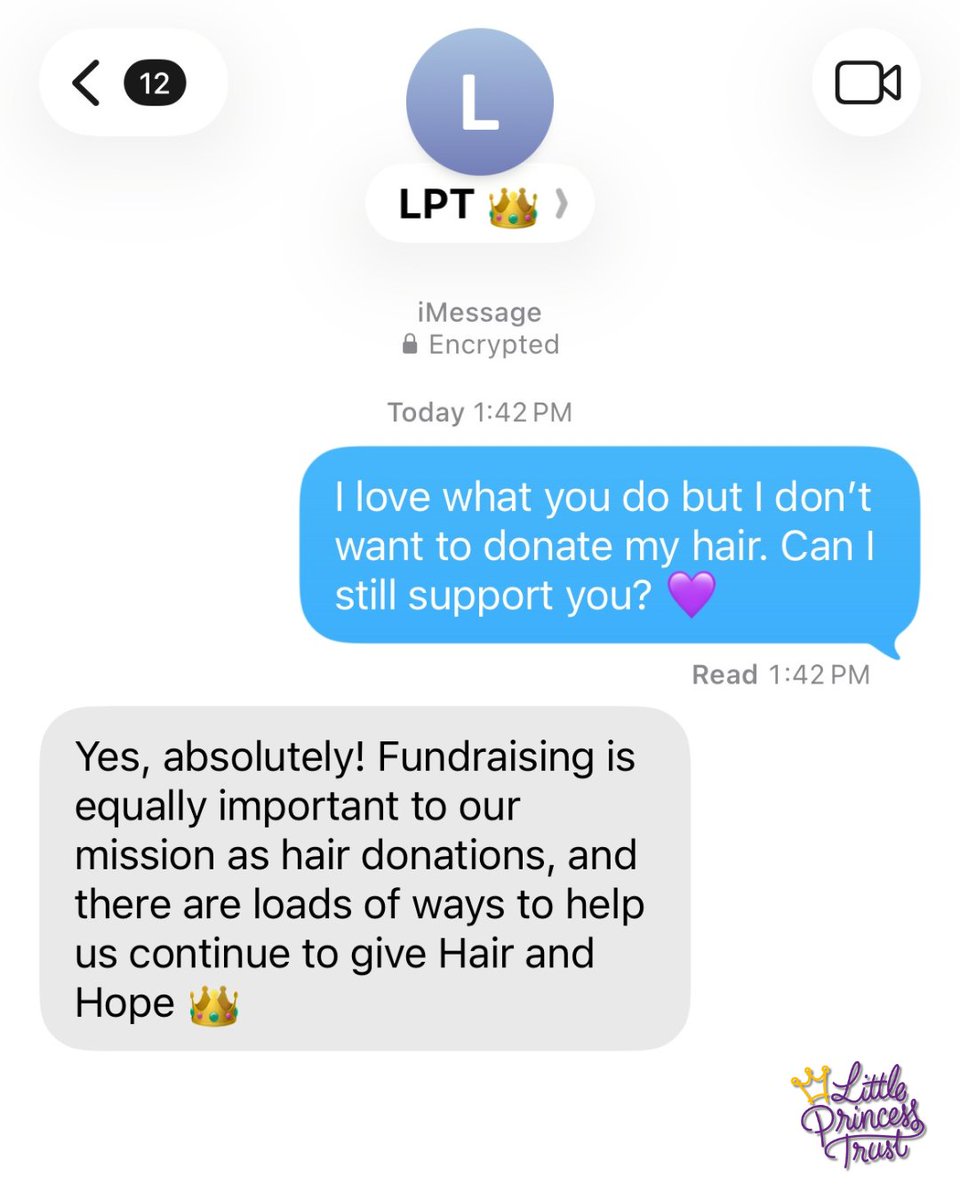 Little Princess Trust tweet media