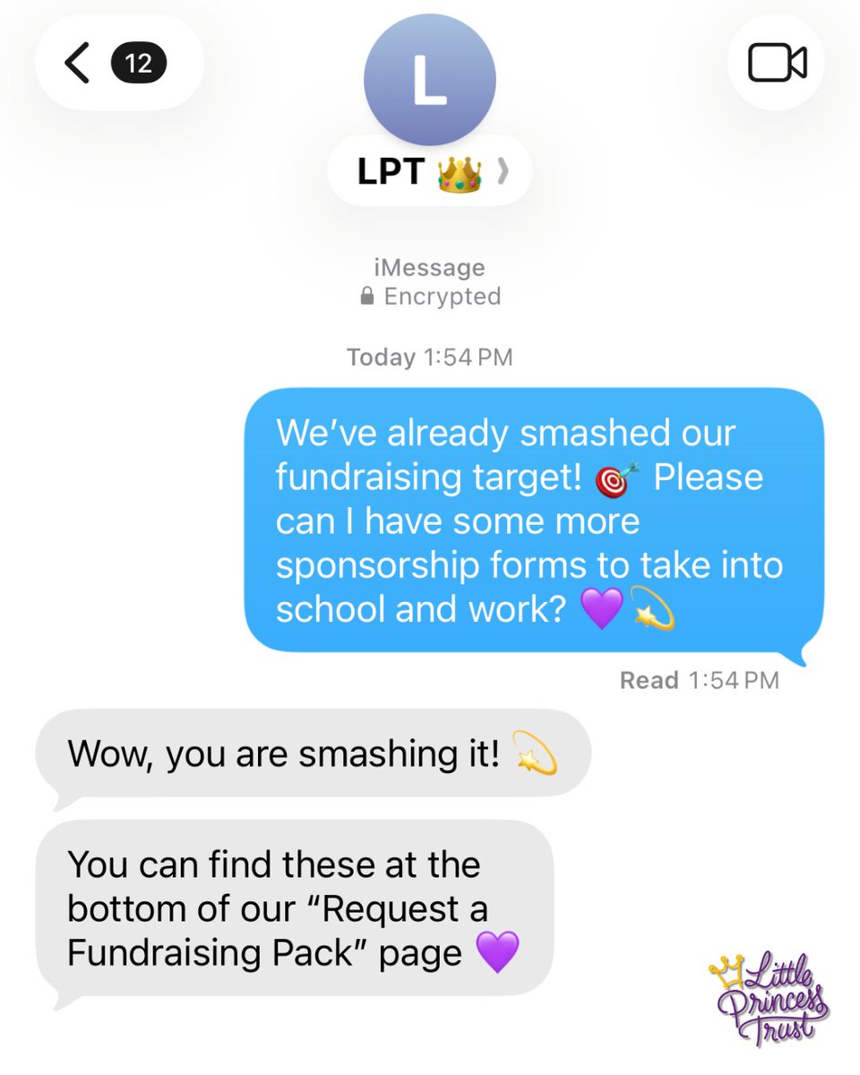 Little Princess Trust tweet media