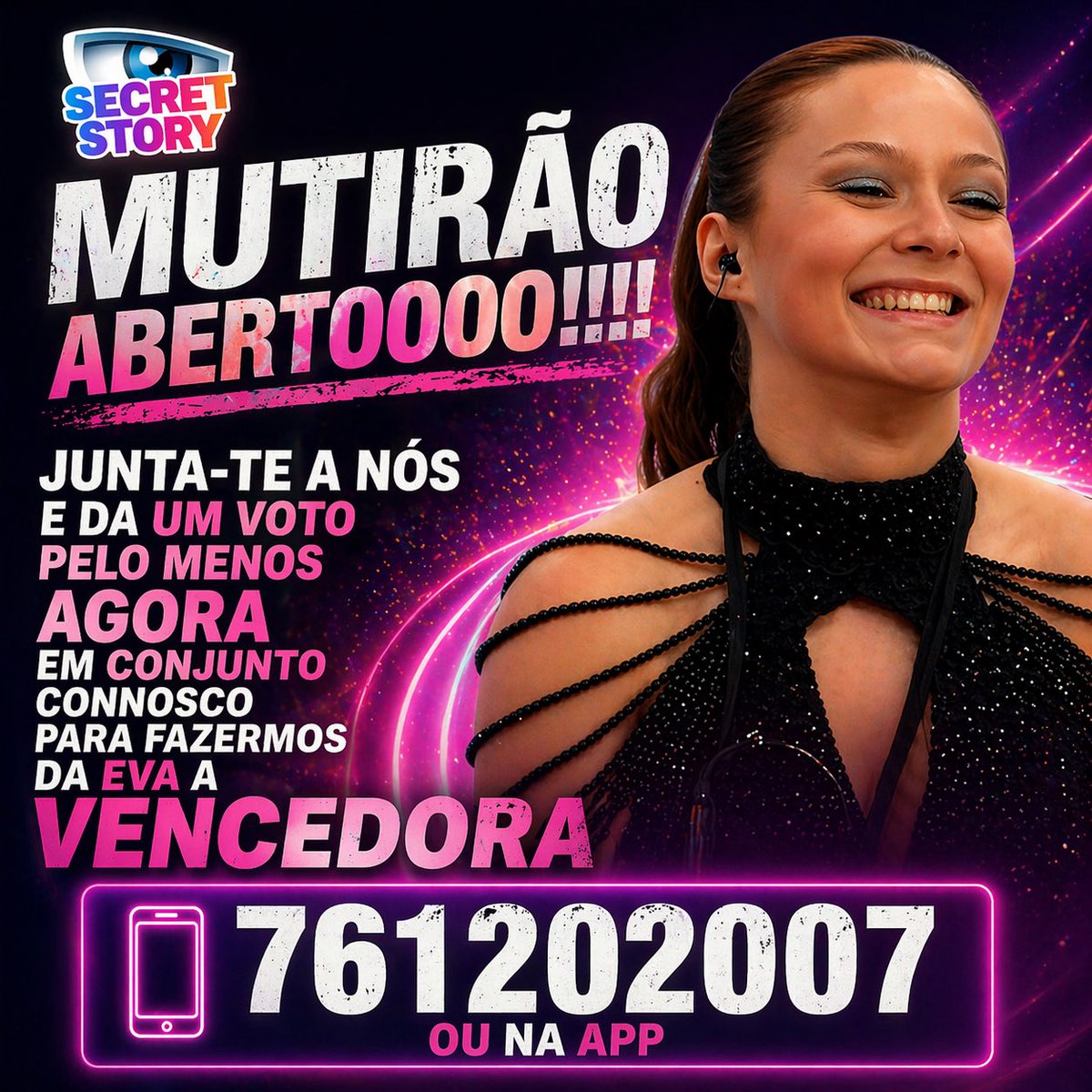 TeamEvaSS10's tweet photo. TODOS JUNTOS AGORA !!!
#sstvi https://t.co/Tz4E1ApJo7
