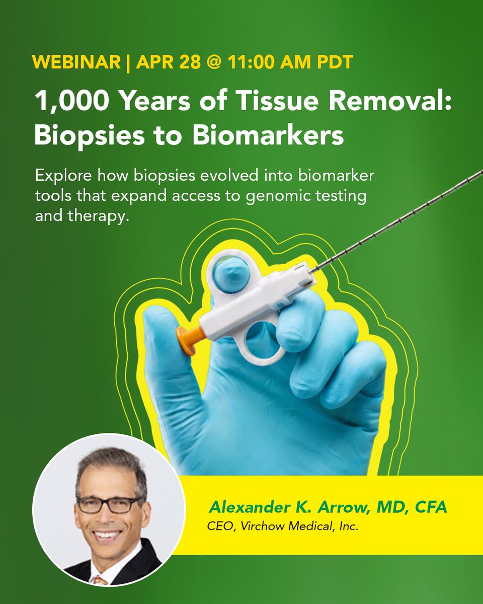 ZymoResearch's tweet image. Tissue samples are getting smaller, while the demand for molecular insights keeps growing.

As part of the Break Through Labs Webinar Series, are you fully leveraging every biopsy?

Thursday, April 28, 2026 | 11 AM PDT

Register today: zymoresearch.com/pages/1000-yea…

#Webinar #Biopsy