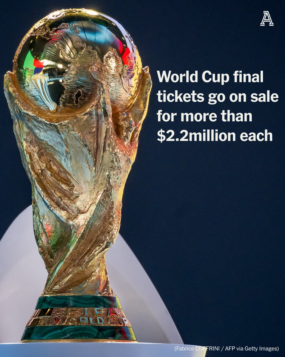 20Raghvesh's tweet image. 🚨 INSANE ALERT 🚨
Four Category 1 tickets for 2026 World Cup Final at MetLife Stadium are now listed on FIFA’s official resale site…
$2,3M EACH 💰😱
$2.3 Million per ticket.

July 19. One night. Rich people only.
Would you pay $2.3M to watch Final live?
#WorldCupFinal #FIFA