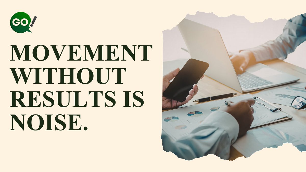 chrisgoagency's tweet photo. The riskiest AI outcome? Looking productive while going nowhere.

Content is flowing. Campaigns are live. The team is busy.
But results aren’t moving.

Activity isn’t momentum. Know the difference.

#AIMarketing #MarketingStrategy #B2BMarketing #MarketingLeadership https://t.co/61ayyRfNfH