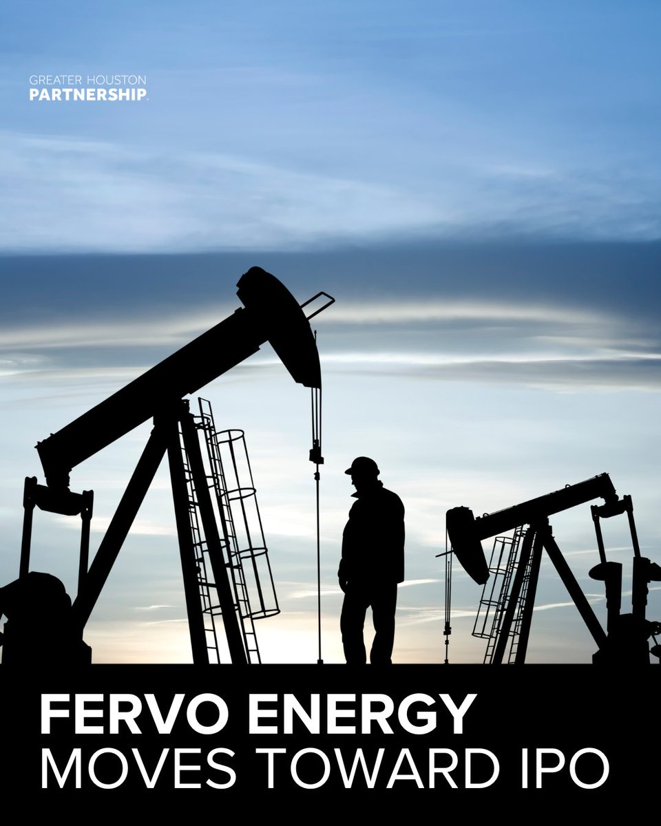 GHPartnership's tweet photo. Houston-based @fervoenergy has reached a major milestone, filing for an initial public offering.

Founded in 2017, Fervo has grown from startup to unicorn to IPO candidate in less than a decade.

⭐Read more: https://t.co/wLsRz61EIl https://t.co/N1Smr9fNo8
