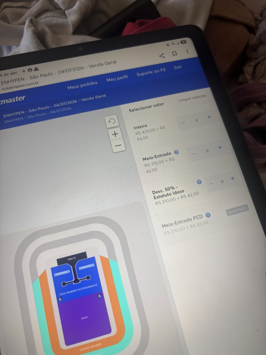 sabrina VAI VER O BTS tweet media
